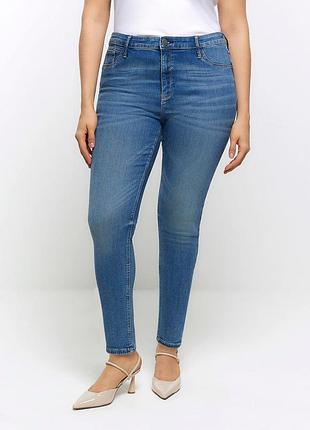 Джинсы river island plus molly skinny jeans, xxl