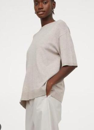 База топ сірий оверсайз h&m,p. xs ,піде і на більше