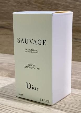 Christian dior sauvage парфюмерия/душки/тестер/парфюмированная вода2 фото