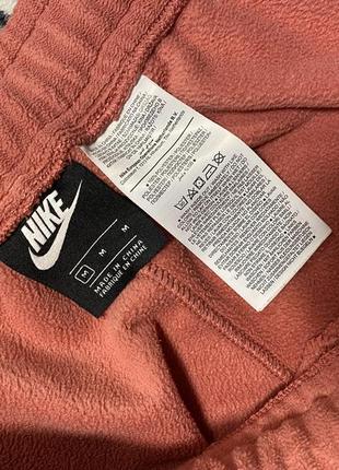 Женские спортивные штаны джоггеры флисовые тедди nike6 фото