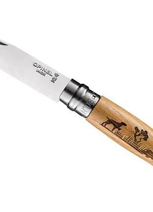 Складаний ніж 85мм, дуб opinel animalia dog n08  002335