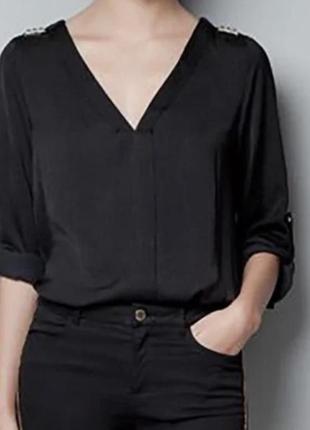 Гарна якісна шифонова блуза zara