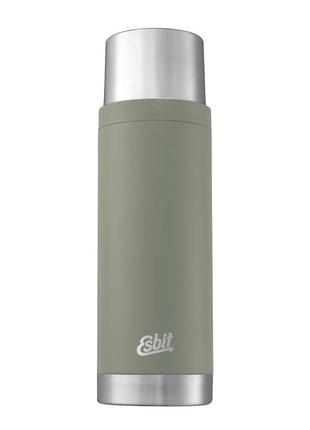 Esbit sculptor vacuum flask термос 1 літра + 2 чашки, сірий  vf1000sc-sg1 фото