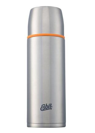 Esbit iso vacuum flask термос для напоїв 1л + 2 чашки і 2 пробки, нержавіюча сталь iso1000ml