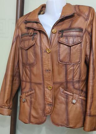Куртка женская кожаная