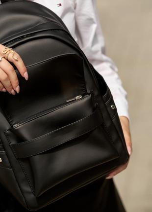 Женский рюкзак sambag чёрный 🖤3 фото