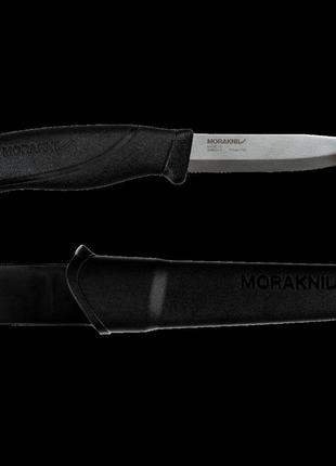 Morakniv companion heavy duty black туристичний ніж з чохлом, нержавіюча сталь 13159