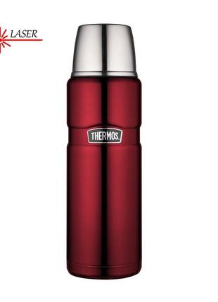 Thermos style туристичний термос з кружкою 1.2л, червоний  170062