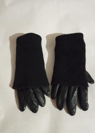 Перчатки кожа перчатки перчатки кожа шерсть mark berg markberg5 фото