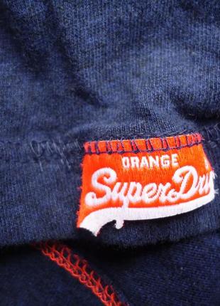 Футболка superdry vintage orange (l-xl)5 фото