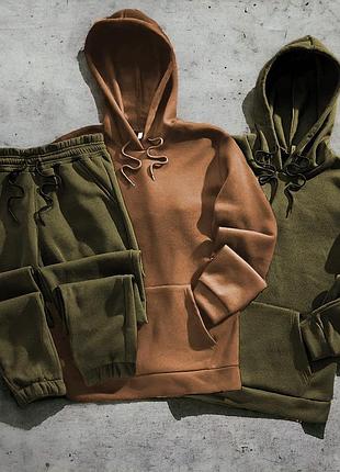 Шикарний зимовий флісовий костюм.