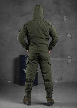 Тактичний костюм хакі зима горка військова форма олива ріп стоп7 фото