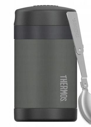 Thermos термос для їжі з ложкою 470мл, чорний 1230211 фото