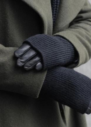 Перчатки кожа перчатки перчатки кожа шерсть mark berg markberg4 фото
