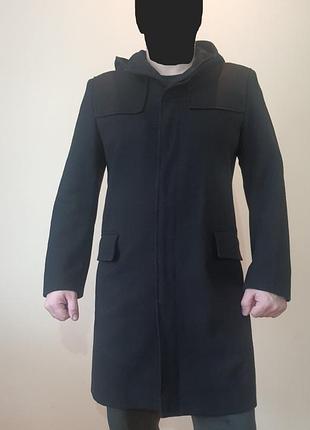 Кашемировое мужское пальто zara