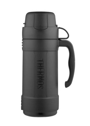 Thermos traditional термос 750мл з вакумною скляною вставкою і чашкою, чорний 194533