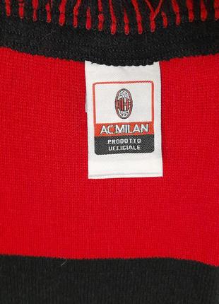 Шарф футбольний ac milan