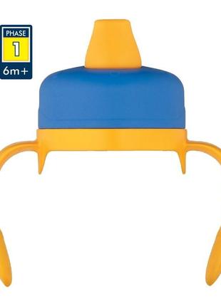 Thermos foogo термос для дітей з трубочкою 290мл +3 насадки, голубий 110010/110050/110040