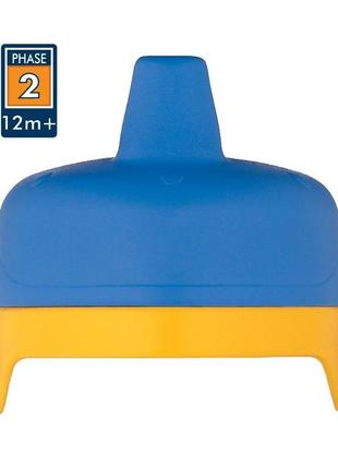 Thermos foogo термос для дітей з трубочкою 290мл +3 насадки, голубий 110010/110050/110040