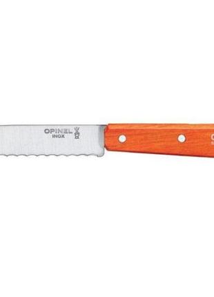 Opinel serrated orange 113 кухонний ніж 100мм, граб 001921