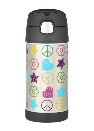 Thermos funtainer дитячий термос з трубочкою 355мл 120016