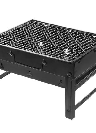 Badger outdoor bbq iі  переносний мангал 27x20x35см, чорний bo-bbq-ii