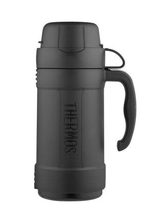 Thermos traditional термос 500мл з вакумною скляною вставкою і чашкою, чорний 194532