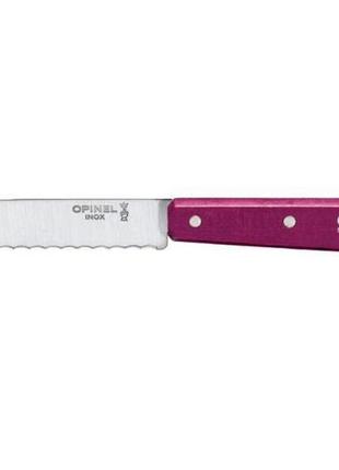 Opinel serrated plum 113 кухонний ніж 100мм, граб 001919