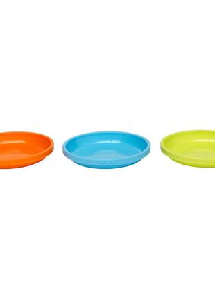 Ikea smaska набір дитячих тарілок, 3 шт, різні кольори  001.375.74