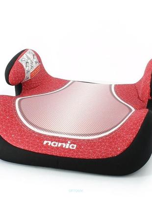 Nania topo red бустер дитячий автомобільний (15-36кг)