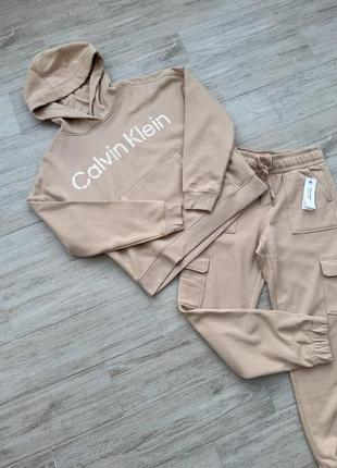 Сша жіночий спортивний костюм calvin klein metallic logo оригінал xs-l