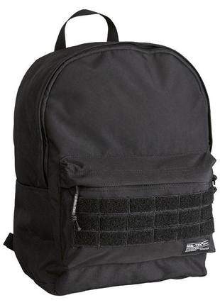 Mil-tec cityscape daypack molle black міський рюкзак 20л, чорний  14003202