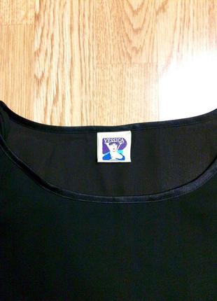 Фирменная базовая черная блуза yessica,блузочка+подарок ремешок3 фото