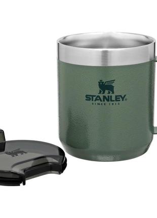 Stanley hammertone green термокружка з ручкою 350мл, нержавіюча сталь 10-09366-0053 фото