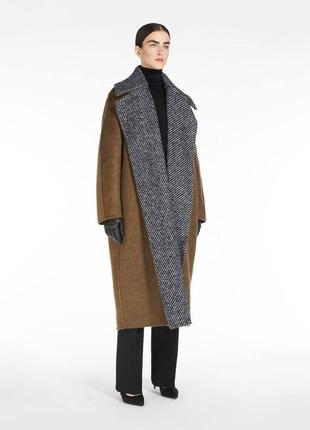 Пальто max mara вовняне жіноче сіре двусторонє3 фото