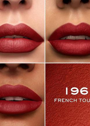 Матова помада lancome  lancome  l'absolu rouge drama matte - 196 french touch9 фото