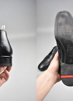 Мужские черные туфли  брогги с первофрацией lloyd германия7 фото