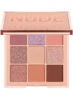 Палетка тіней для повік huda beauty light nude obsessions palette