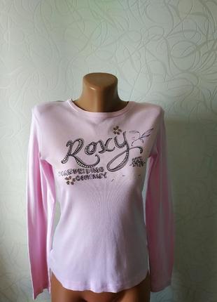 Нежно-розовый лонгслив, футболка1 фото