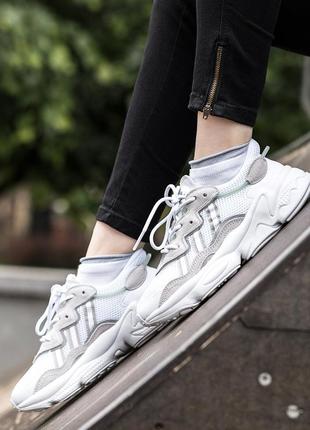 Кросівки adidas ozweego adipren white/grey кросівки