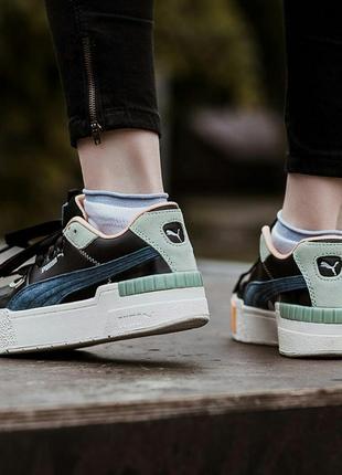 Кроссовки puma cali sport mix black кросівки4 фото