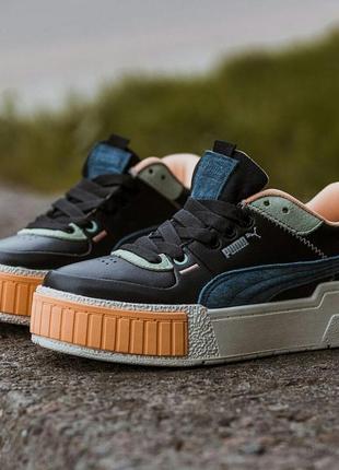 Кроссовки puma cali sport mix black кросівки6 фото