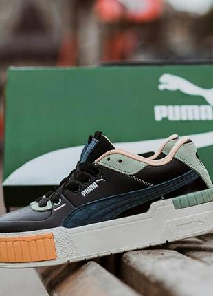 Кроссовки puma cali sport mix black кросівки8 фото