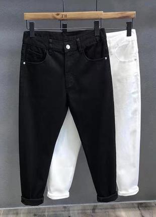 Штани чорні джинси брюки з еластаном