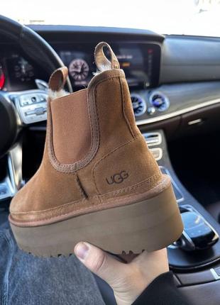 Ugg neumel platform chealsea ginger premium3 фото