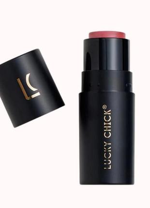 Рум'яна для щік та губ lucky chick lip & cheek multi stick відтінок lucky days, 8 г4 фото