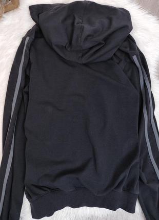 Жіноча спортивна сіра кофта nike з капюшоном на блискавці розмір xs7 фото