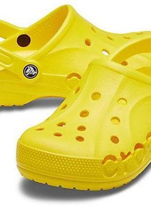 Crocs baya lemon clog оригинал сша m6w8 38-39 (24 см) сабо закрытая обувь unisex яркие крокс original кроксы