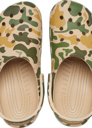 Crocs classic printet camo clog оригінал сша m15 50-51 (32 см) сабо сандалі закрите взуття крокс original3 фото