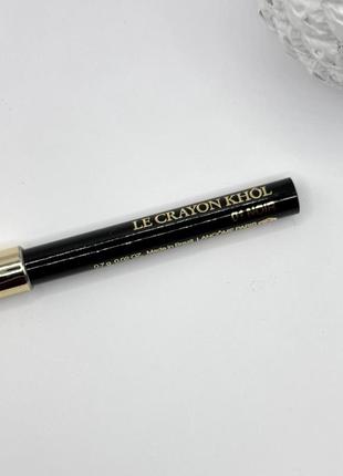 Олівець для очей lancome le crayon khol 01 noir4 фото